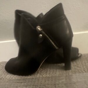 Stuart Weitzman Black Heeled Boots 10